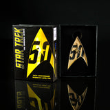 Star Trek 50th Anniversary Magnetic Badge