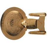 U.S.S. Enterprise-D Gold Special Edition with Collector Magazine (Star Trek: The Next Generation)