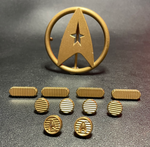 Naval Commendation Pips & Squeaks Starter Assortment with Metal Buckle Bundle (Limited Availability!)