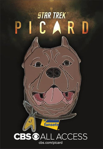 Picard's "Number One" Dog Collectible Pin (Star Trek: Picard)