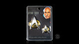 Star Trek: The Next Generation Metal Magnetic Insignia Badge and Pin Set