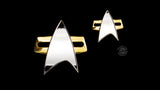 Star Trek: Voyager Metal Magnetic Insignia Badge and Pin Set [Wait List Backorder]
