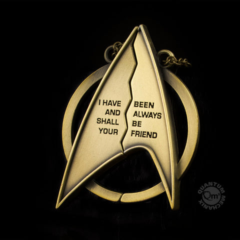Star Trek: The Wrath of Khan Metal Magnetic Friendship Necklace