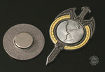 Mirror Universe Magnetic Insignia Badge (Star Trek: The Next Generation)